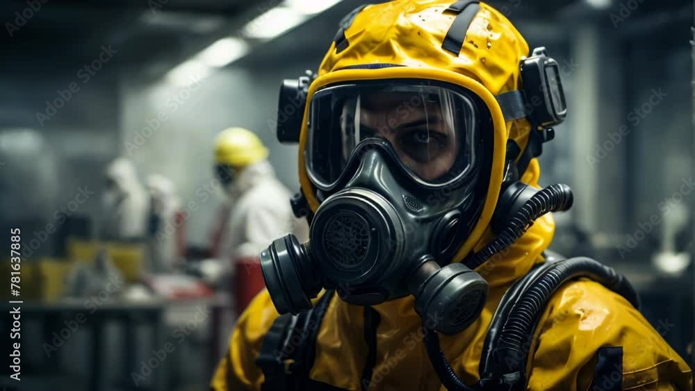 Lab accident in viral research lab ai generated Lab accident in viral research lab ai generated