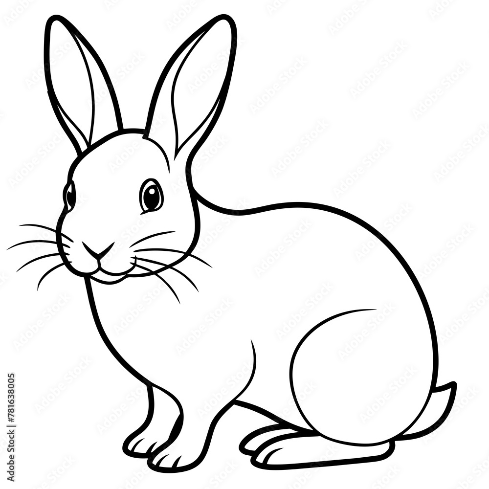 white rabbit illustration white rabbit illustration