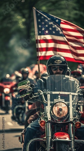 The Power Of The Flag Bike Parade