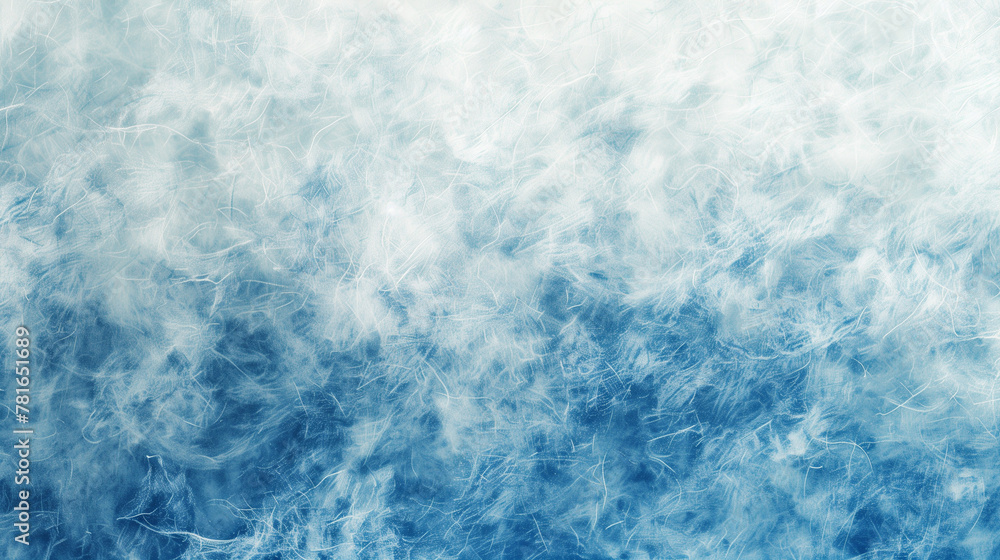 Fototapeta premium smokey white fuzzy texture on blue