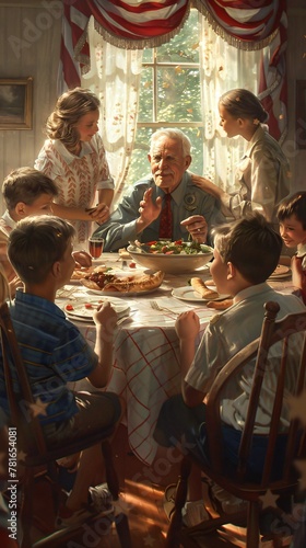 Grandpa Stories At The Lunch Table