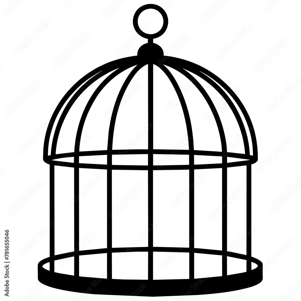 cage with clipping path cage with clipping path