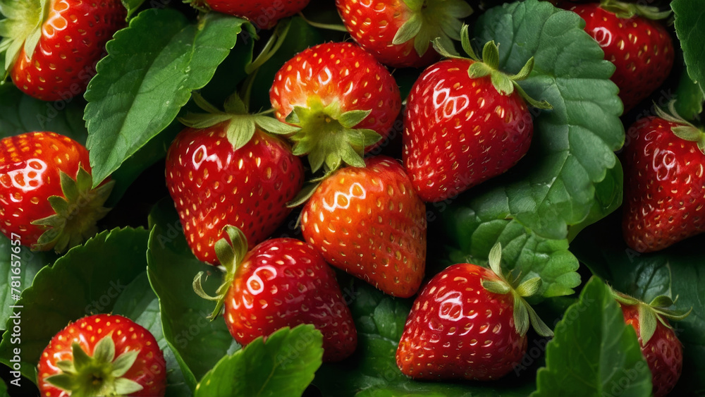 strawberries in the garden strawberries in the garden