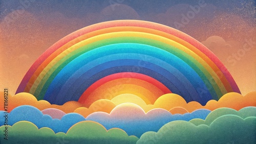 The Rainbow After the great flood God made a covenant with Noah and promised to never again destroy the earth by flood. The rainbow serves as a