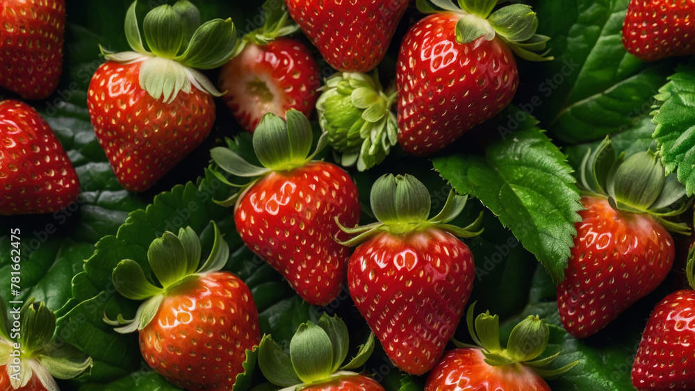 strawberries in a box strawberries in a box