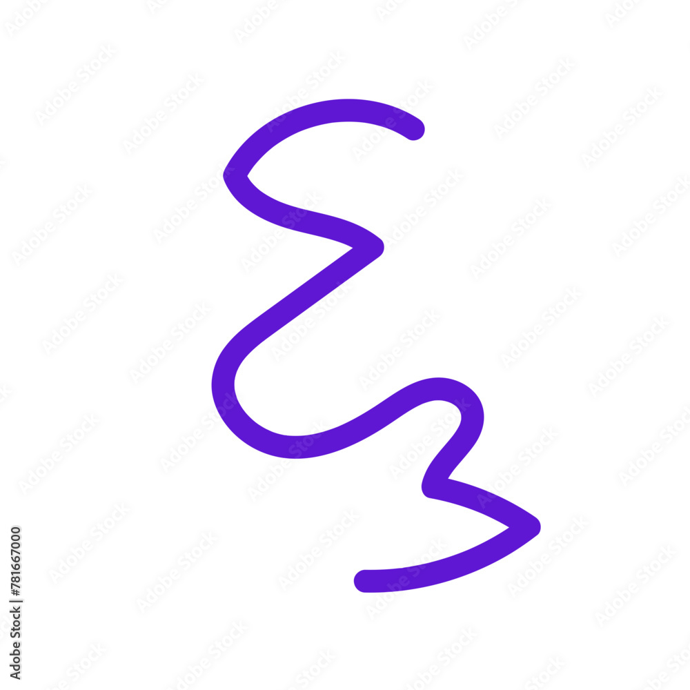Abstracts Squiggly Lines Decor Abstracts Squiggly Lines Decor
