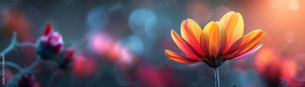 A minimalist representation of a beautiful flower A minimalist representation of a beautiful flower