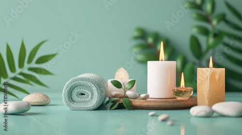 Representation of a spa treatments