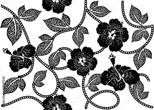 Batik Indonesian: is a technique of wax-resist dyeing applied to whole cloth, or cloth made using this technique originated from Indonesia