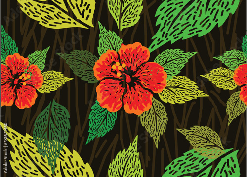 Batik Indonesian: is a technique of wax-resist dyeing applied to whole cloth, or cloth made using this technique originated from Indonesia