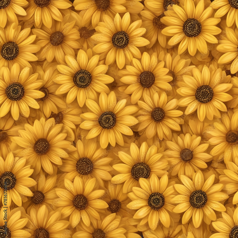 blooming sunflower pattern blooming sunflower pattern