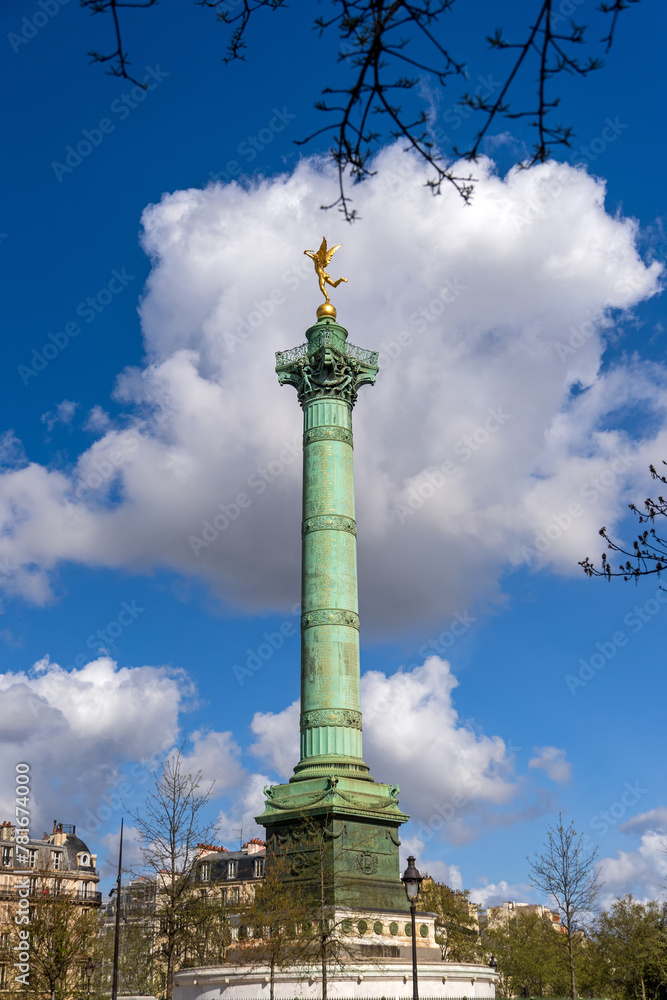 Julisäule auf der Place de la Bastille, Paris