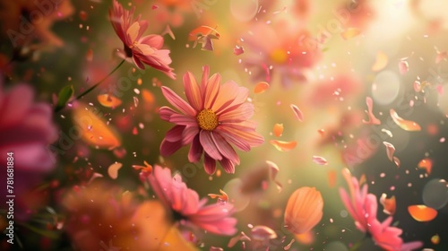 Spring has never looked more beautiful with these bursts of flower petals creating a magical and colorful atmosphere of joy and excitement. © Justlight