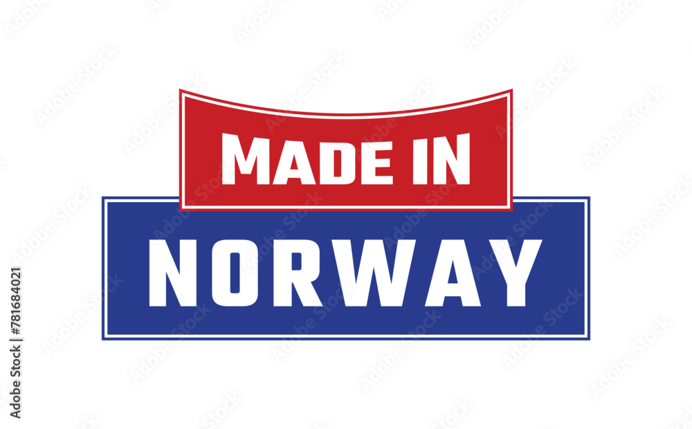 Made In Norway Seal Vector