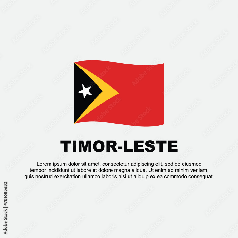 Timor Leste Flag Background Design Template. Timor Leste Independence Day Banner Social Media Post. Timor Leste Background Timor Leste Flag Background Design Template. Timor Leste Independence Day Banner Social Media Post. Timor Leste Background