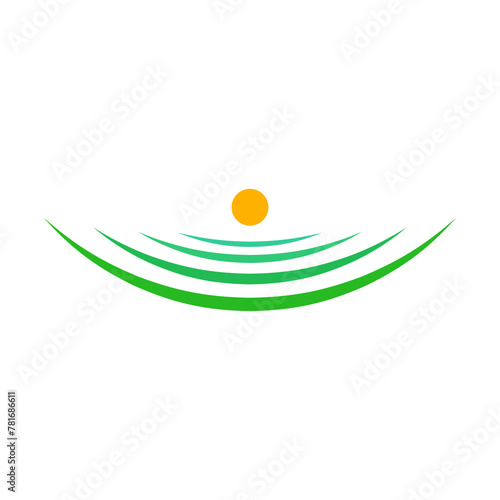 valley field farm logo vector icon