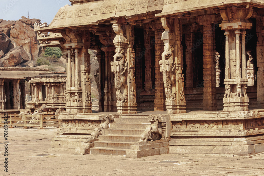 The Vittala Temple is the epicenter of Hampi attractions, the most extravagant architectural landmark of Hampi.