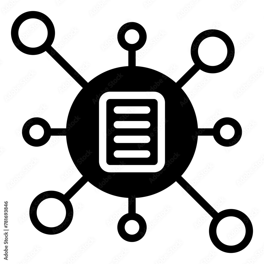 Sharing icon, glyph icon style Sharing icon, glyph icon style