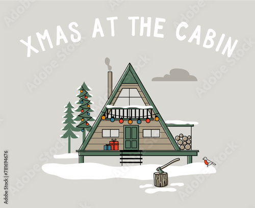 xmas at the cabin