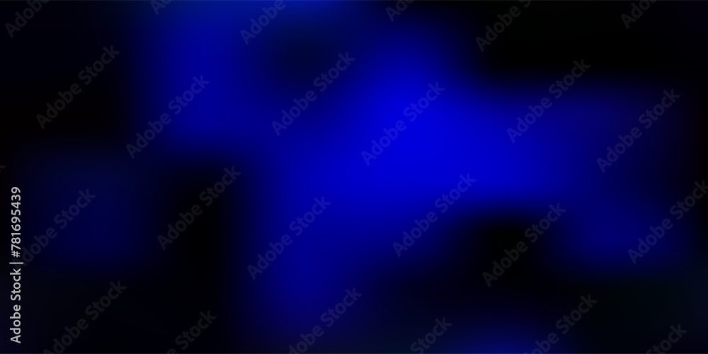 Obraz premium Dark blue vector gradient blur texture.