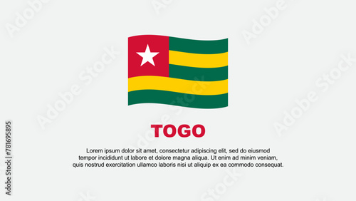 Togo Flag Abstract Background Design Template. Togo Independence Day Banner Social Media Vector Illustration. Togo Background Free Download Togo Flag Abstract Background Design Template. Togo Independence Day Banner Social Media Vector Illustration. Togo Background - GFXLoad