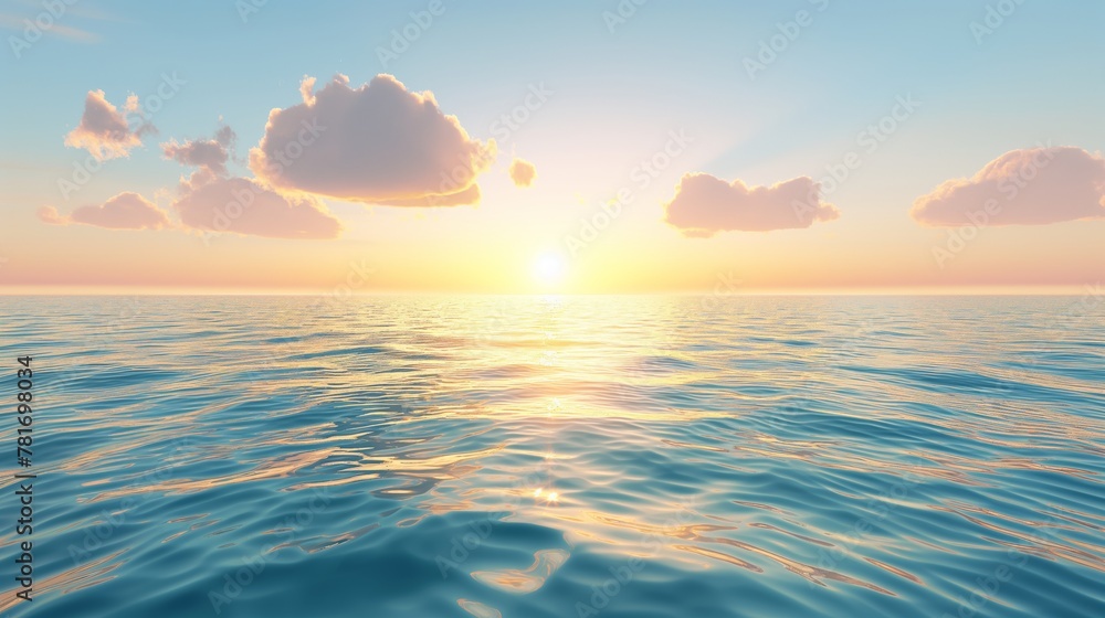 Obraz premium sunset over the sea