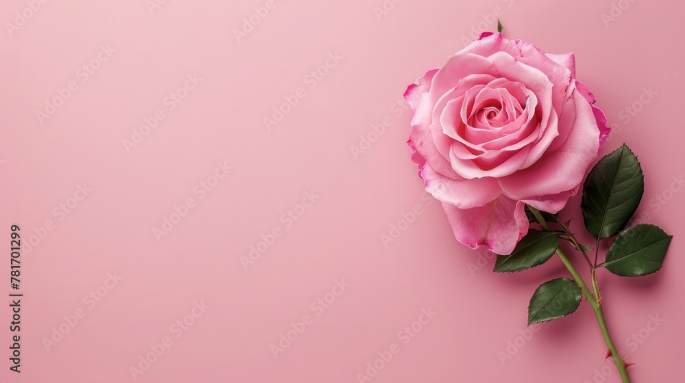 top view of a beautiful rose generative ai top view of a beautiful rose generative ai