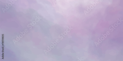 Colorful Blue soft watercolor background. Lite Blue abstract empty space vector desing effect with ice smoke dreamy nebula space atmosphere. Colorful gradient background with clouds.