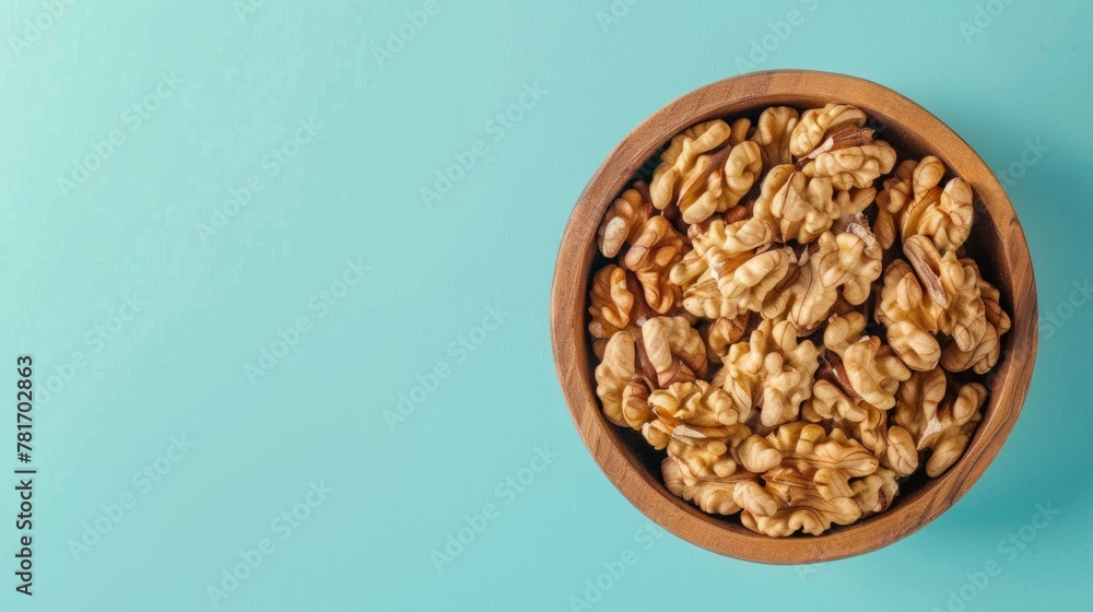 nuts seen from above generative ai