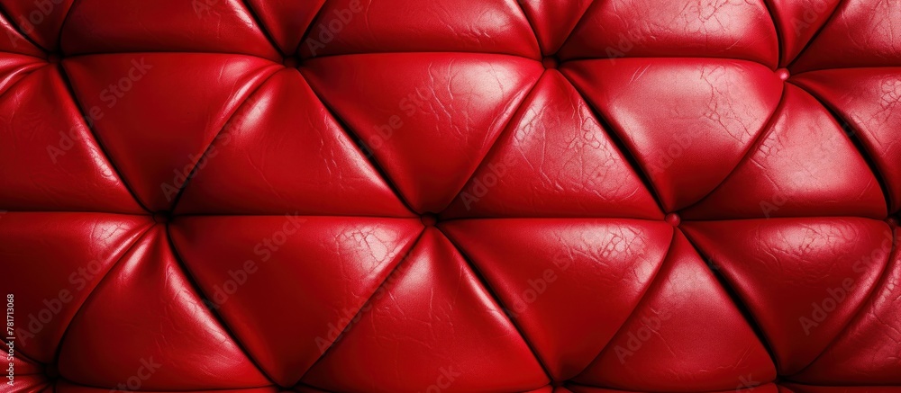 Red luxury leather with buttons as a background is used for the chair material Red luxury leather with buttons as a background is used for the chair material