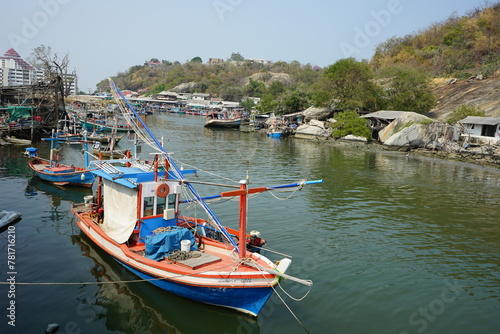 fishing boats in the harbor