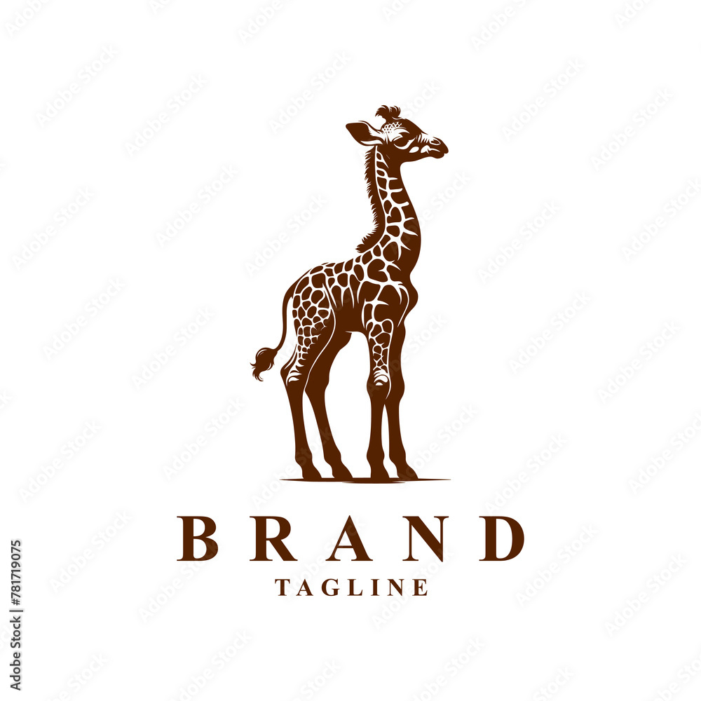 Obraz premium Giraffe logo