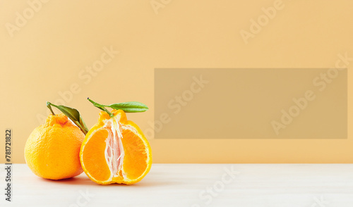 Hallabong , Citrus reticulata 'Shiranui' photo
