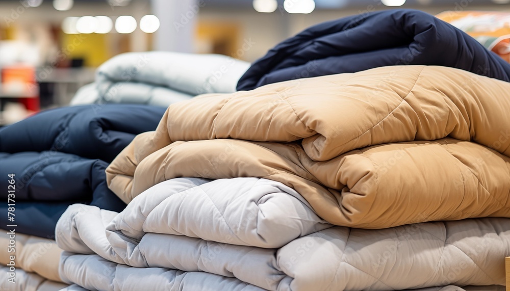 Obraz premium stack of duvet