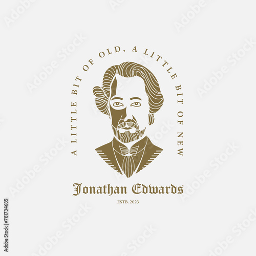 Jonathan Edwards Logo - Blend of Traditional and Modern Elements