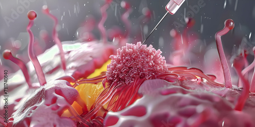 Image showing groundbreaking advancements in cancer immunotherapy, featuring innovative treatments and promising results.