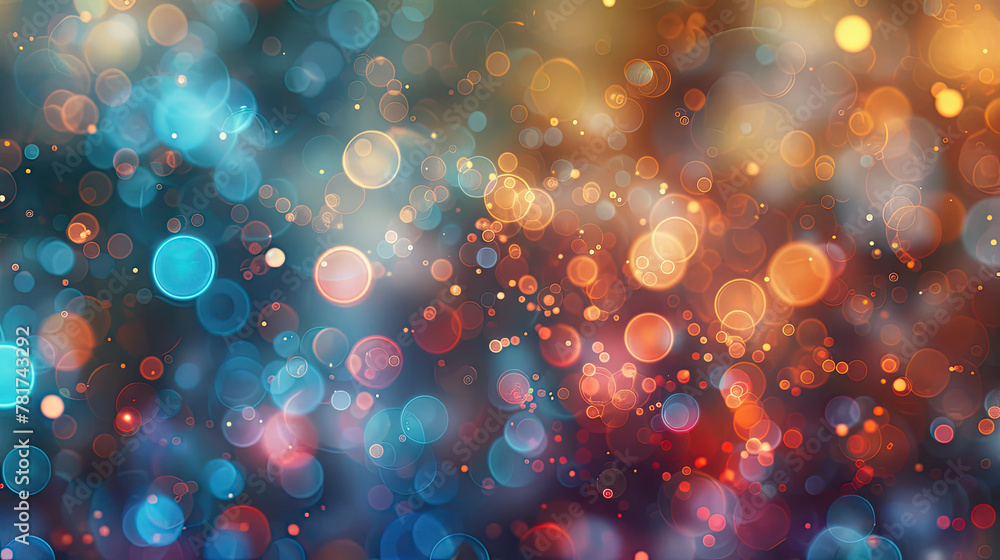 abstract bokeh background.