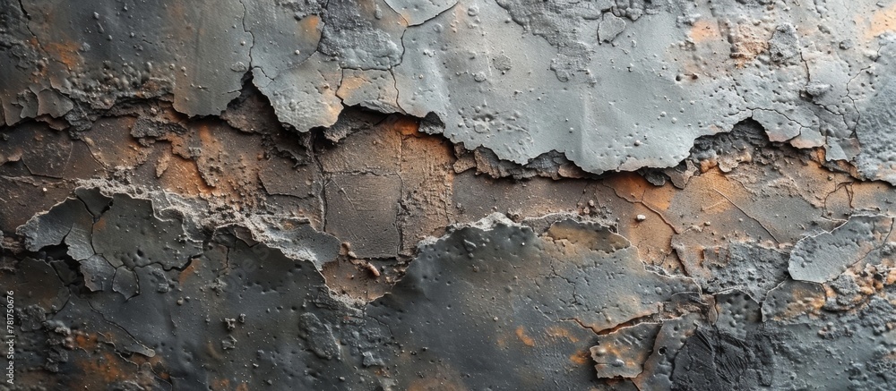 Close-up view of a weathered and corroded metal surface against a black background, showing oxidized textures and patterns Close-up view of a weathered and corroded metal surface against a black background, showing oxidized textures and patterns