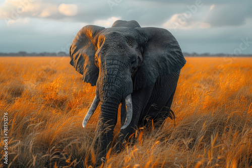 A captivating glimpse of a majestic wild animal in its natural habitat © Veniamin Kraskov
