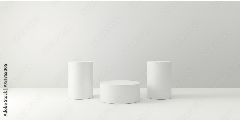 Round pedestal for product showcase Round pedestal for product showcase