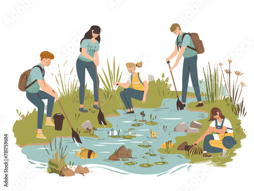 Community Collaboration for a Clean River: Volunteers Restore a Polluted Ecosystem