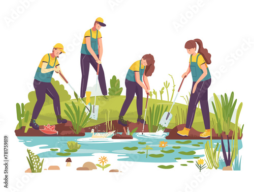 Volunteers United for a Cleaner Tomorrow: Restoring the River's Health for a Thriving Ecosystem