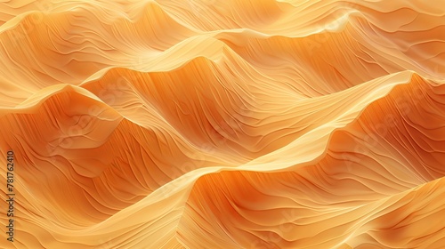 Nature Patterns: A vector illustration of patterns in sand dunes