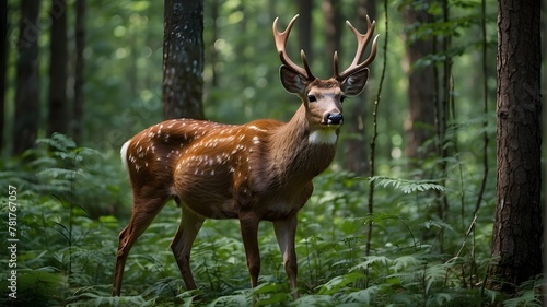 deer in forests both now and in the future, the impact of global warming on environment, and the climate change dilemma © Hassan