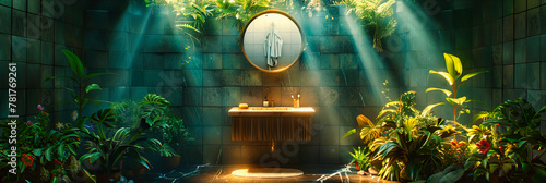 Wallpaper Mural Enchanted Garden Gateway, Magical Night Ambiance with Fairy Lights, Dreamlike Outdoor Setting, Fantasy Design Torontodigital.ca