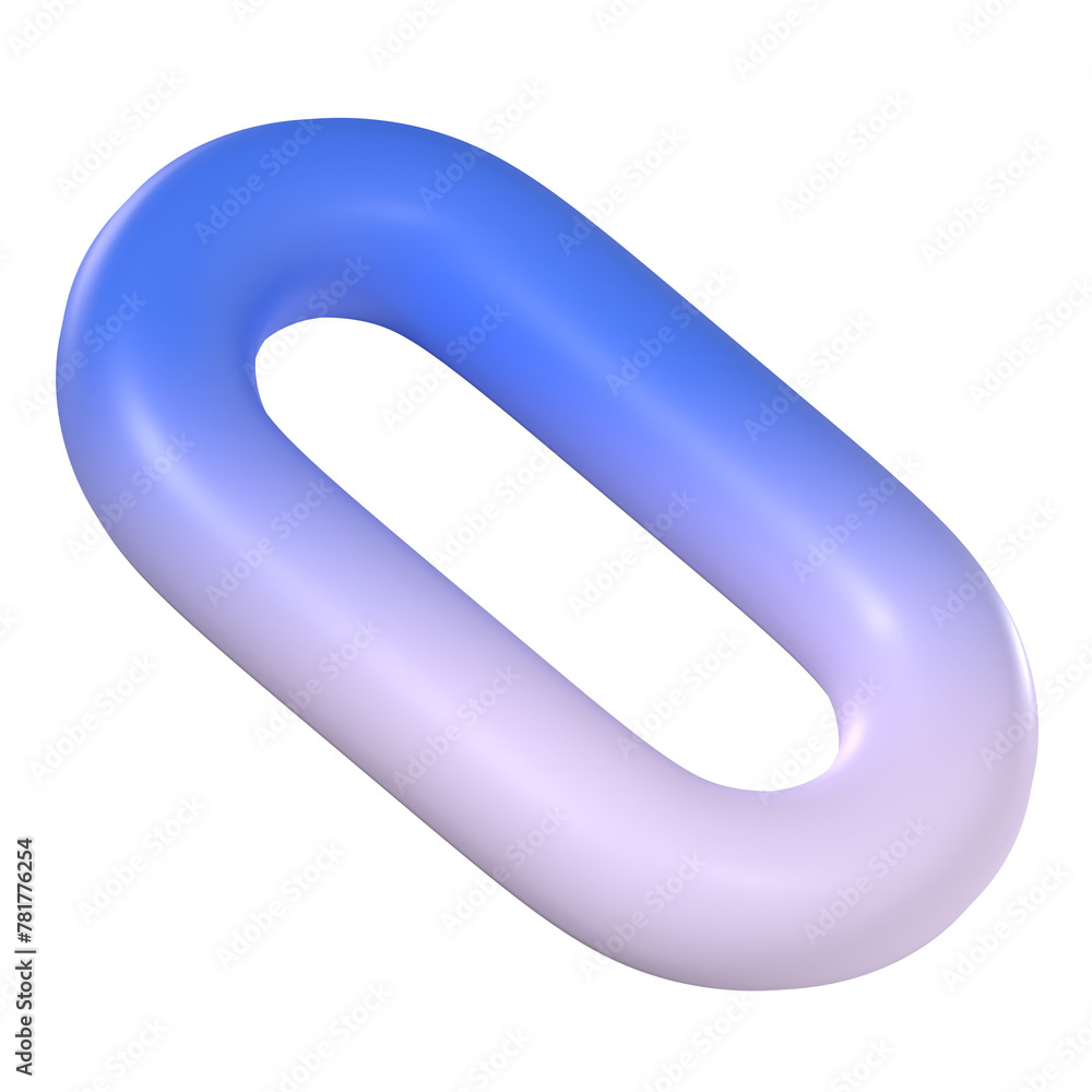 Gradient textured Abstract 3D object geometry shape Gradient textured Abstract 3D object geometry shape