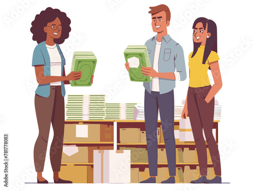 Diligent Bank Tellers: Ensuring Accurate Deposits through End-of-Day Cash Counting