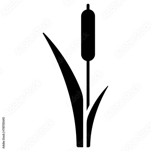 reeds icon, simple vector design