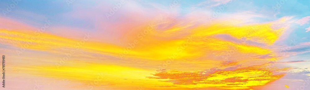 abstract background with clouds and pastel sky