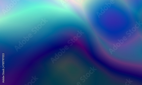 Holographic abstract colorful gradient background for design as banner template concept